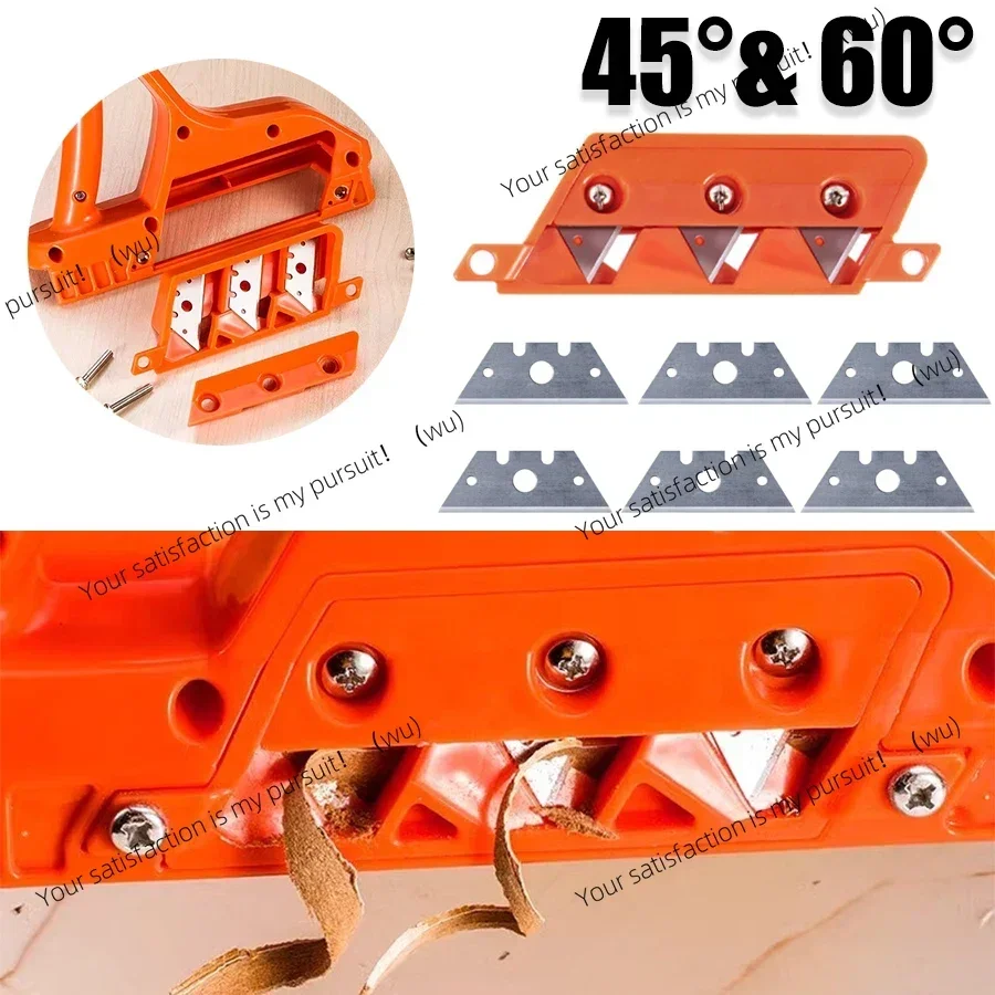 Gypsum board quick cutter replacement saw blade, chamfered edge 45 °/60 ° woodworking trimming accessories