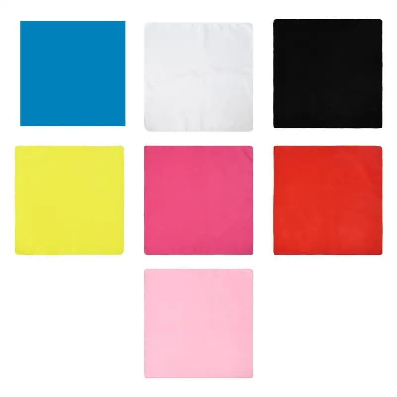 

652F 10-Count Multipurpose Scarves Square Head Scarf Lightweight Headwear for Women Men Kids Daily Activity