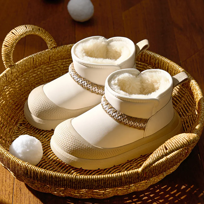 

Cheerful Mario Winter children's cotton shoes outdoor snow shoes warm and comfortable snow boots