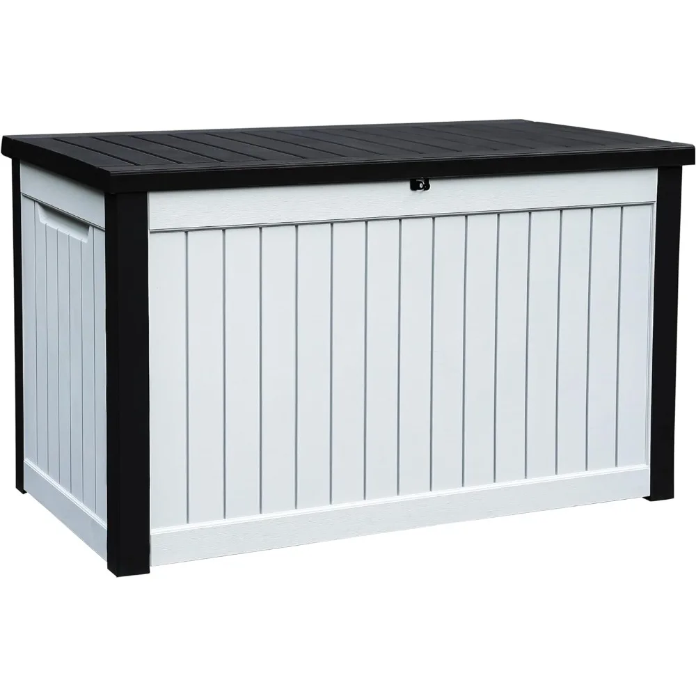 ge Outdoor Storage Deck Box for Patio Furniture, Outdoor Cushions, Garden Tools and Sports/Pools Equipm