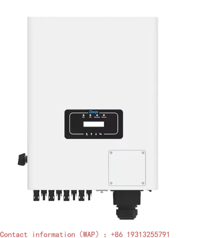 Hybrid Grid String Solar Inverter Set Three-Phase IP65 6Kw On-Grid Solar System Single AC Output 97.5% Efficiency 230/400V