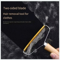 1pc\\2pcs Portable Lint Remover Carpet Wool Coat Clothes Manual Shaver Removal Scraper Cleaning Tool Pet Hair Remover Brush