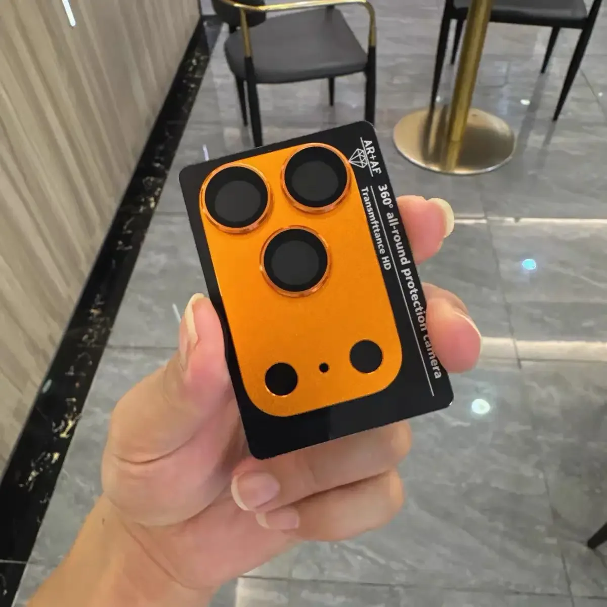 سبائك الألومنيوم درع عدسة الكاميرا حامي آيفون 17 برو ماكس عدسة فيلم 17pro غطاء حماية مضاد للشفافة #6