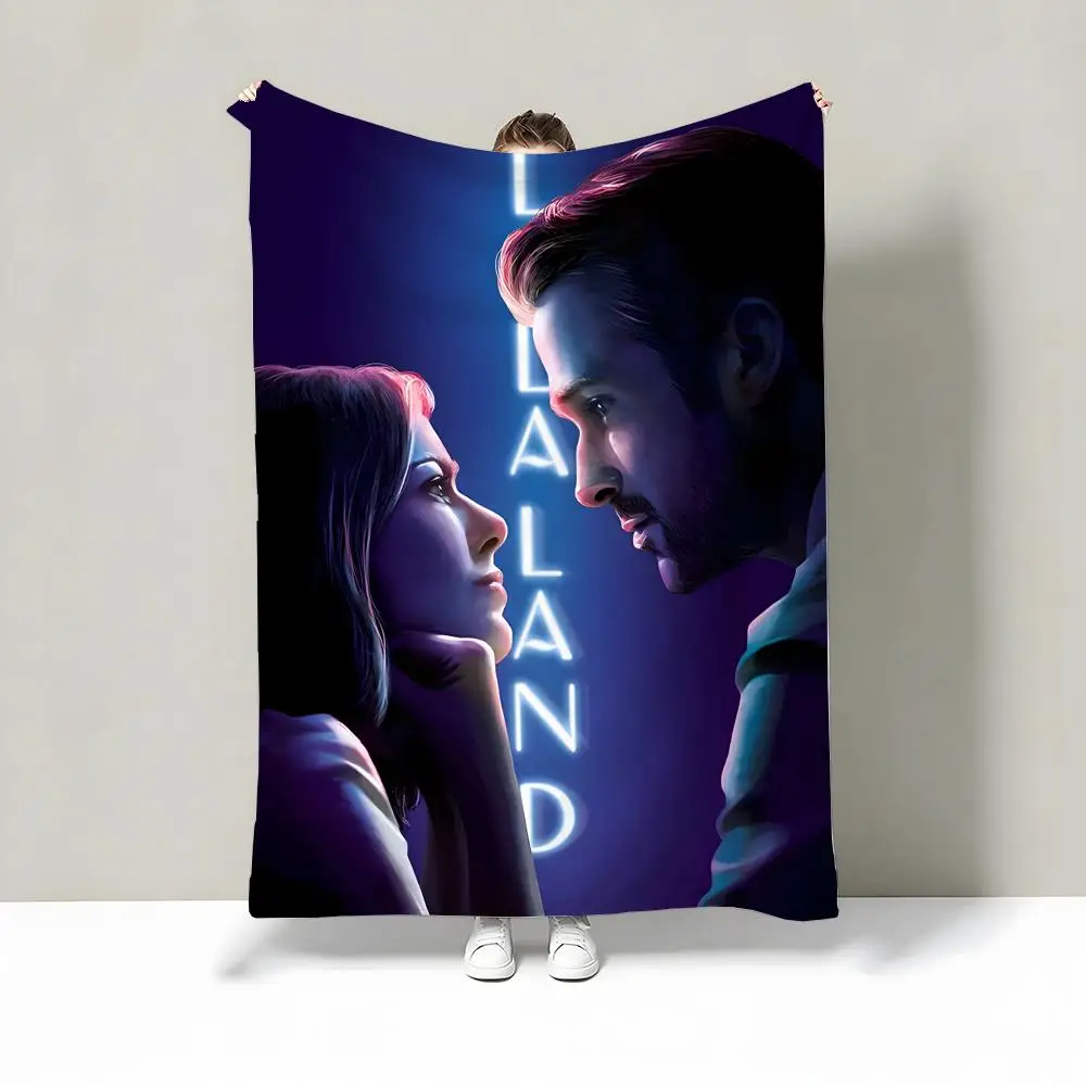 La La Land Movie Throw Flannel Blanket Warm Cozy Throw For Bed Sofa Office Travel All Season