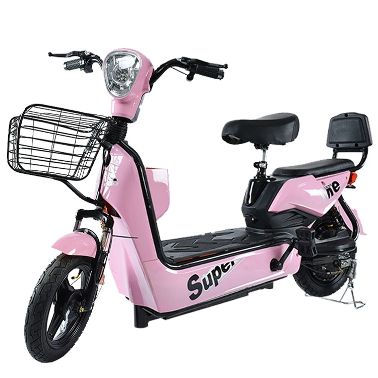 Fashion Woman City Fat Tire Electric Bicycle | Cheap Comfort E-Bike for Ladies