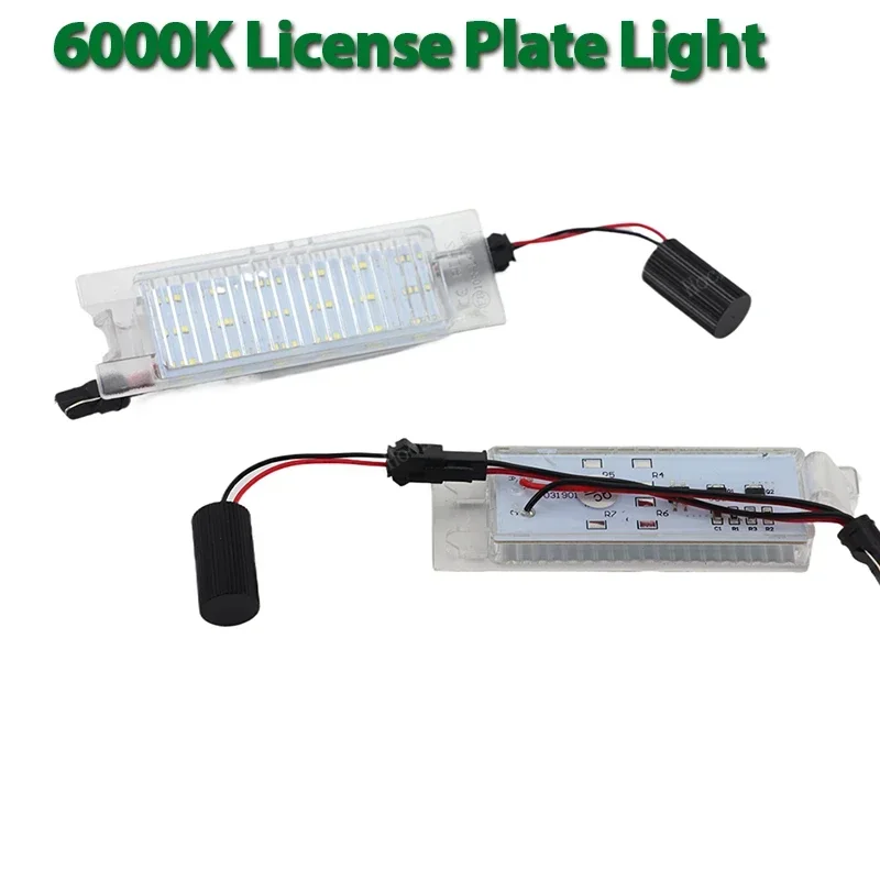 

for Alfa Romeo 147 156 159 166 Brera Giulietta Type 940 MiTo Romeo GT Spider 939 2Pcs Canbus Car LED Number License Plate Light