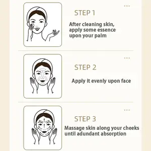 Gold Ginseng Face Essence Set, feuchtigkeitsspendende Polypeptid -Gesichtsserum, tiefe Feuchtigkeitsfeuchtigkeitscreme, Cremelotion, Hautpflege, 2pcs 10 Hauptverkaufskaviar Essenz - №8