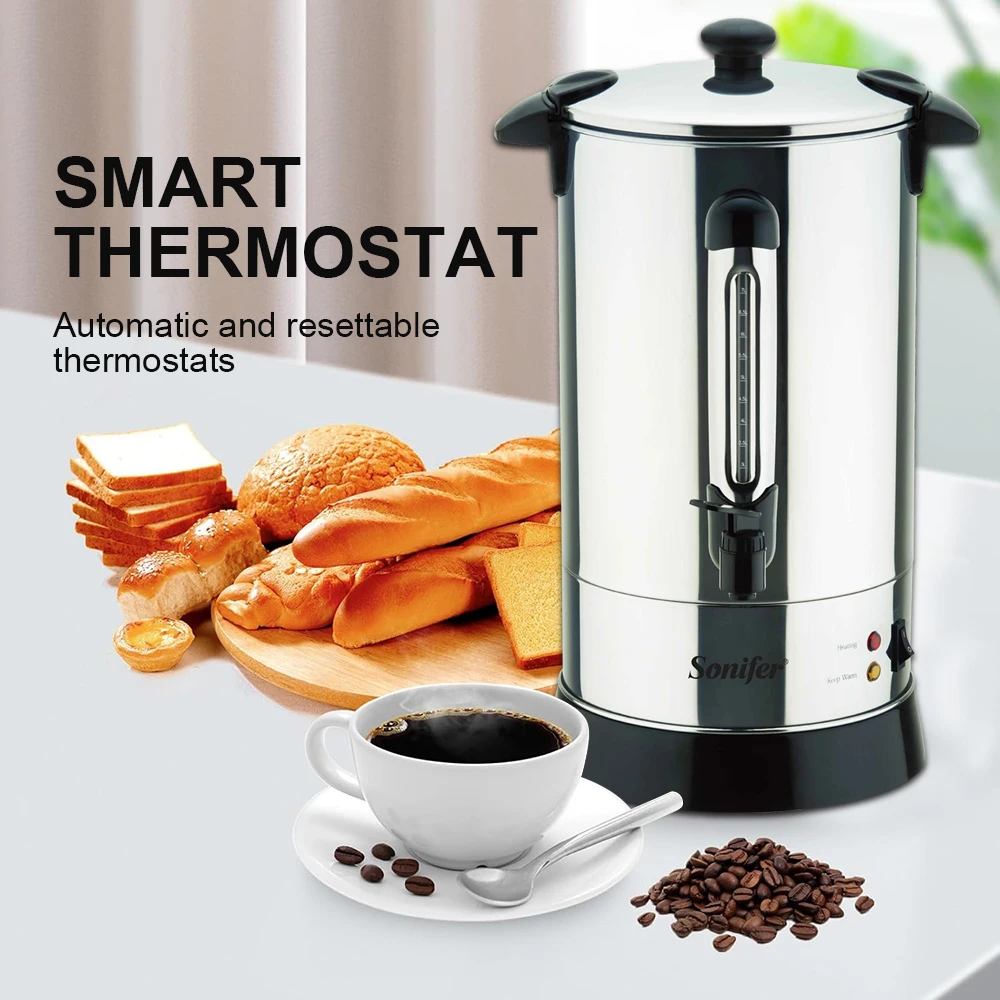 Hot Water Boiler Sonifer SF-2074 15L 1650W Stainless Steel Electric Water Dispenser Auto Thermostat for Home Office Kitchen