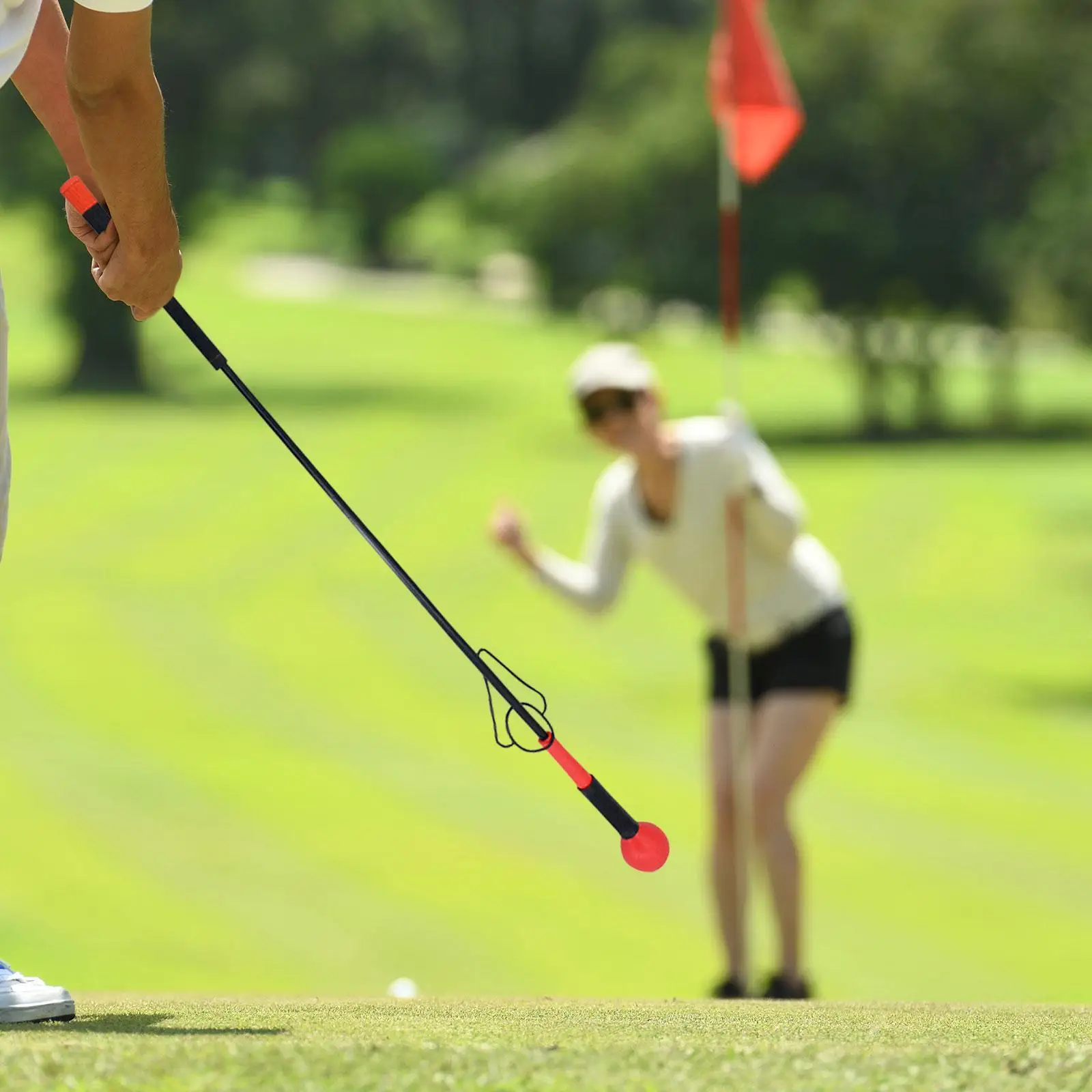 

Golf Swing Trainer Correct Posture Training Aid for Balance Tempo Speed