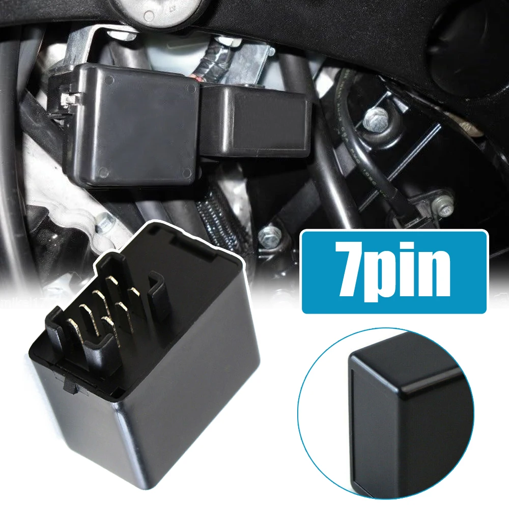 

7 Pin LED Flasher Relay for Suzuki GSXR SV DL Light Turn Signal Flash Controller Professional Gadget Motorcycle Accessories