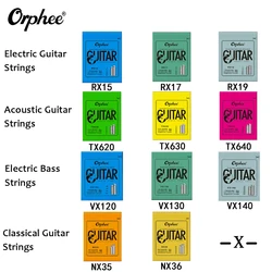 Orphee Electric Guitar Bass Strings Classical Acoustic Folk Guitar String RX15 TX620 VX120 NX35 Beginners Guitar Accessories
