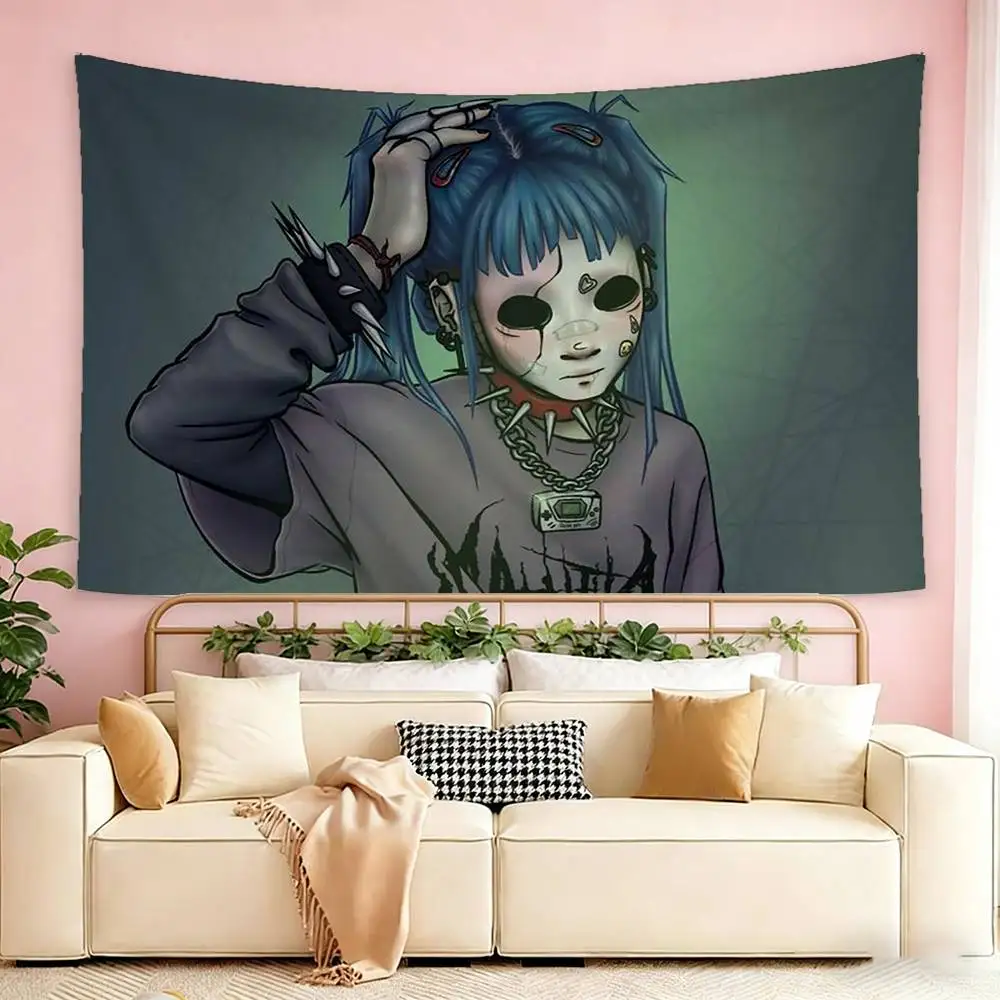 sally face  Flags Suitable For Party Club Outdoor Interior Wall Decoration Banner Fans Gift