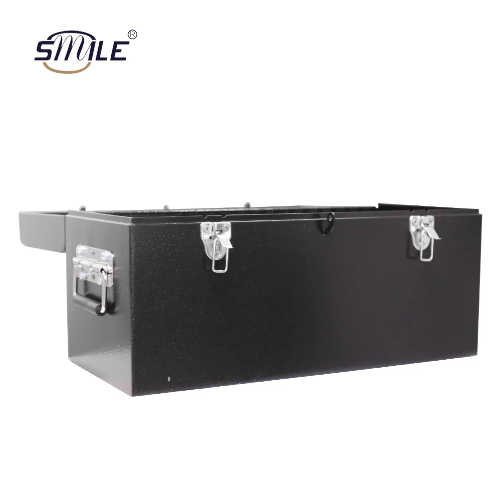 SMILE OEM Custom Multifunction Metal Tool Storage Box Metal Storage Box With Handle Durable Trolley For Tool Storage