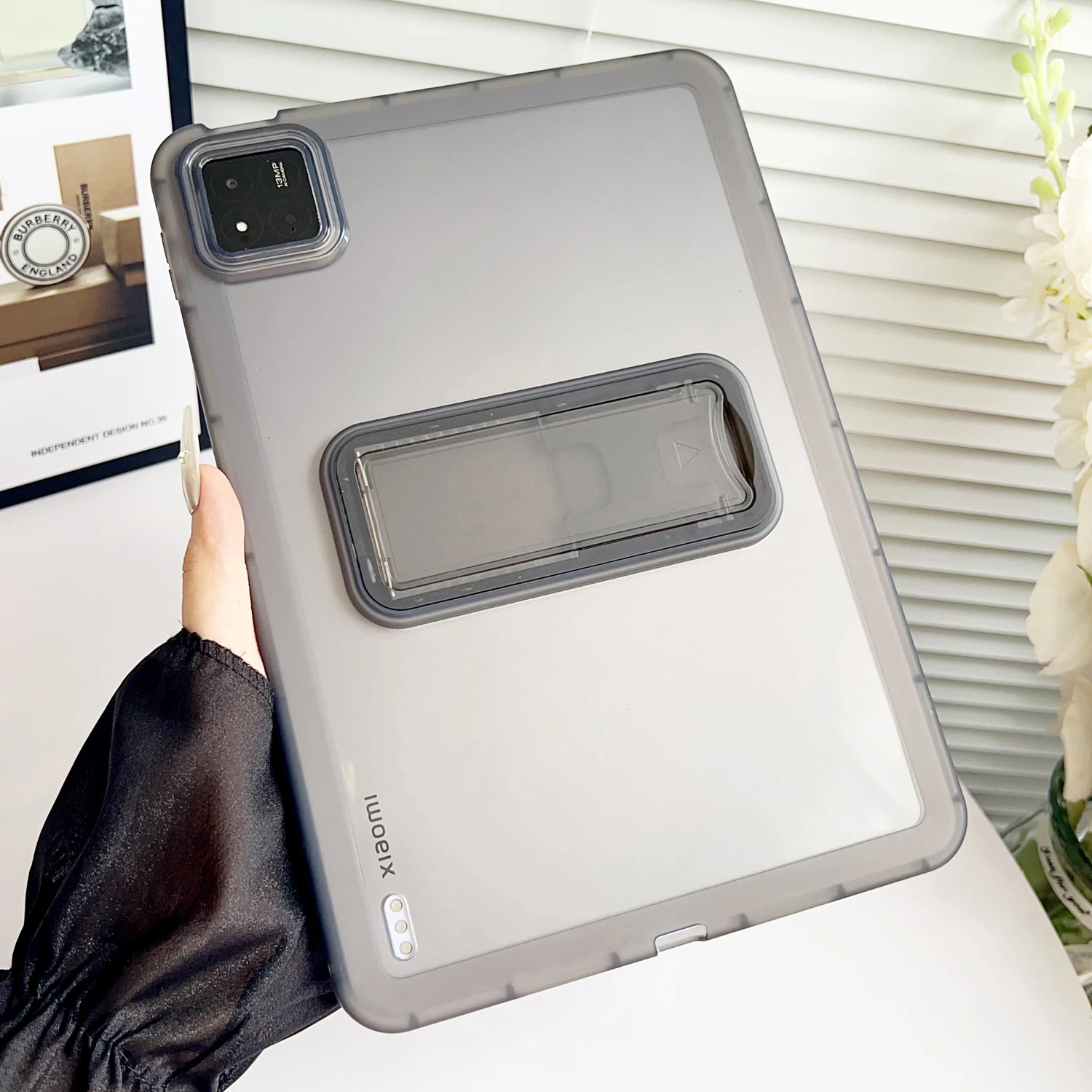 Etui z podstawką do Xiaomi MI Pad 8 Pro 7 6 6S 5 Przezroczyste, miękkie etui na tablet do Redmi K Pad 2 SE Mini 11 8.7 12.4 cala 2025 — zdjęcie produktu 4
