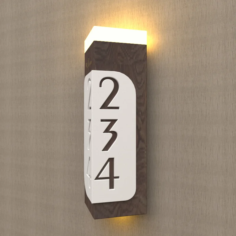 Simple hotel electronic house number office house number LED house number