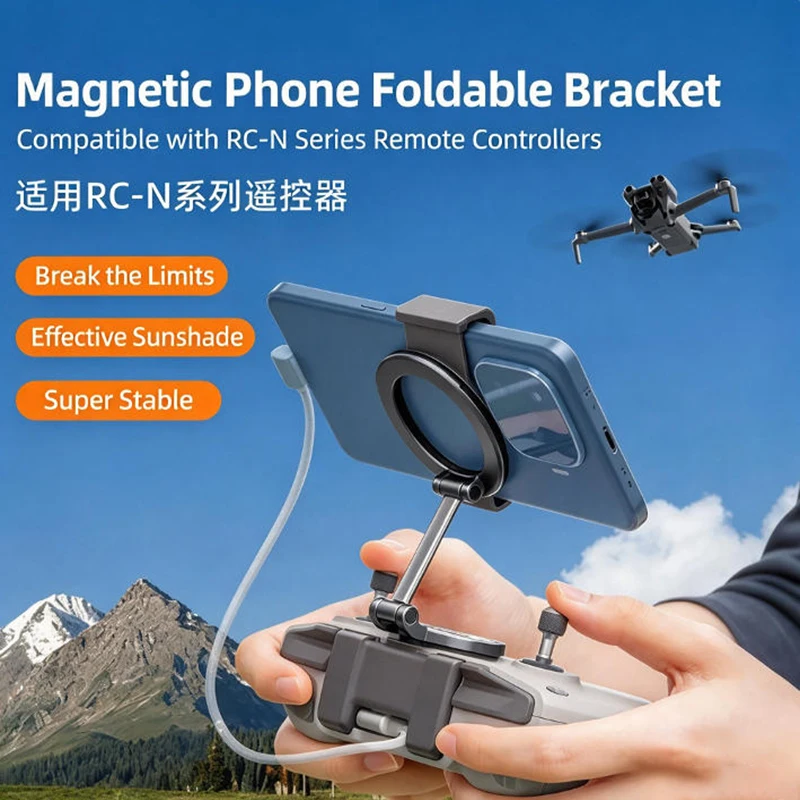 Magnetic Phone Stand for DJI RC-N1/N2/N3 Remote Control