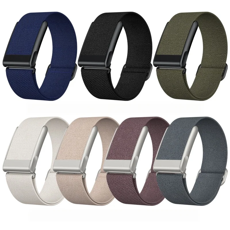 Nylon Stretch Watch Strap With Metal Case for whoop5.0MG Change To Whoop 5.0 Sport Bracelet Wristband for Men Women