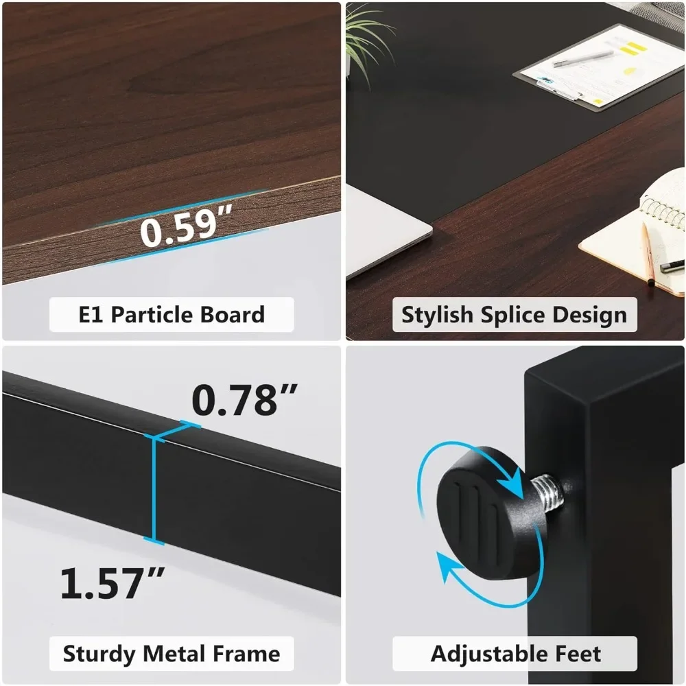 Mesa de conferência 6ft, 78.5x31.5w, para a sala de conferências do escritório, tabela retangular moderna do treinamento