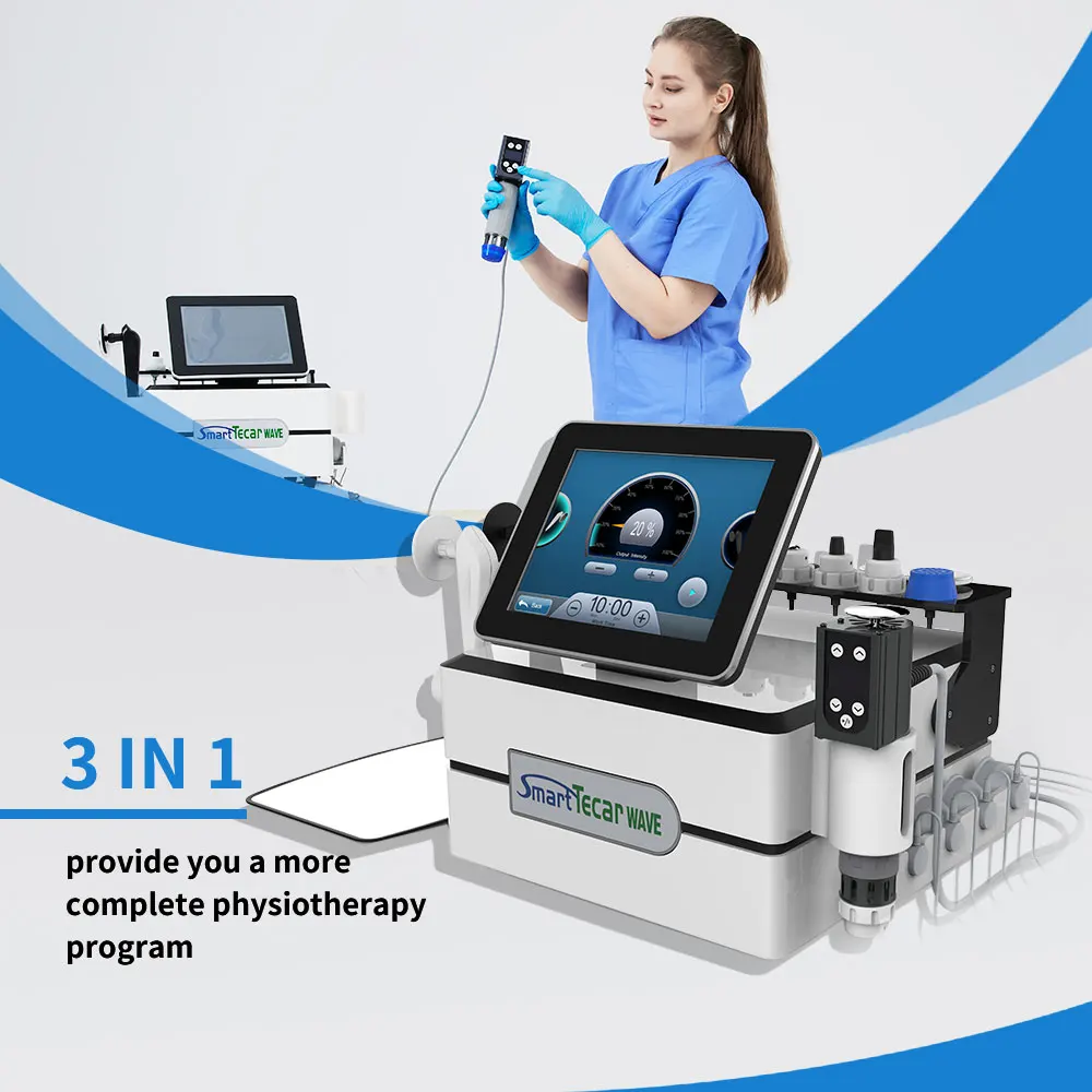 

Многофункциональный аппарат 3-в-1: Smart Tecar, ударно-волновая терапия, EMS, физиотерапия, 448 кГц RET, Indiba для снятия боли, диакермальная терапия