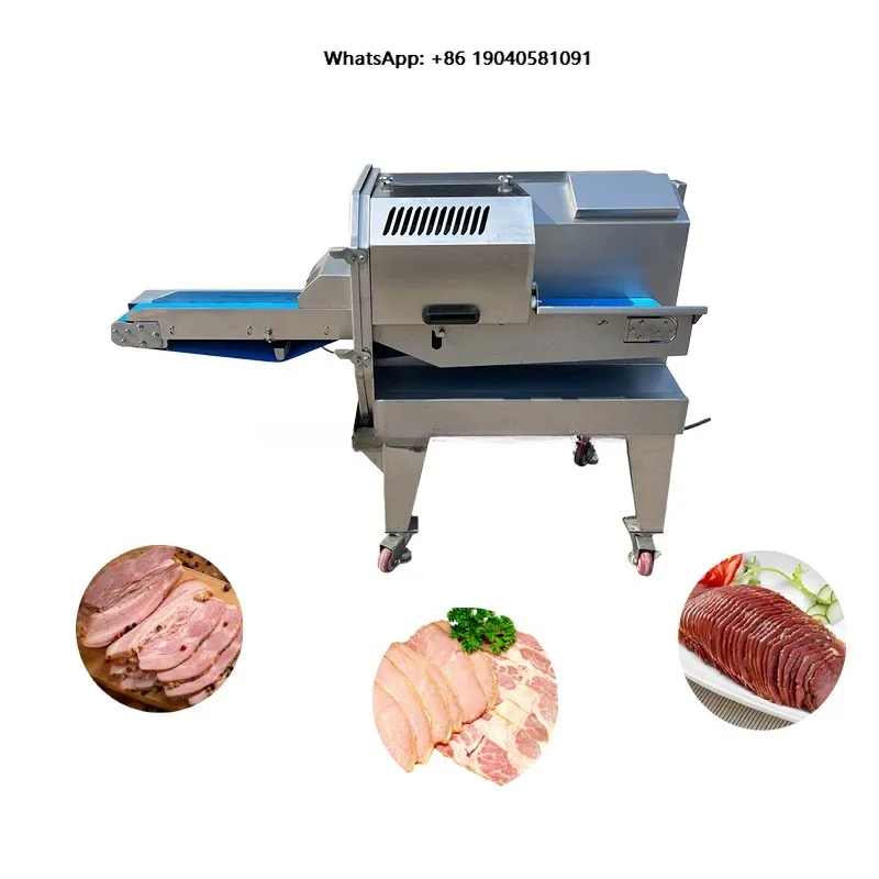 Industrial Automatic Meat & Cheese Slicing Machine Parmesan Cutter for Chilled & Frozen Foods with Motor As Core Component