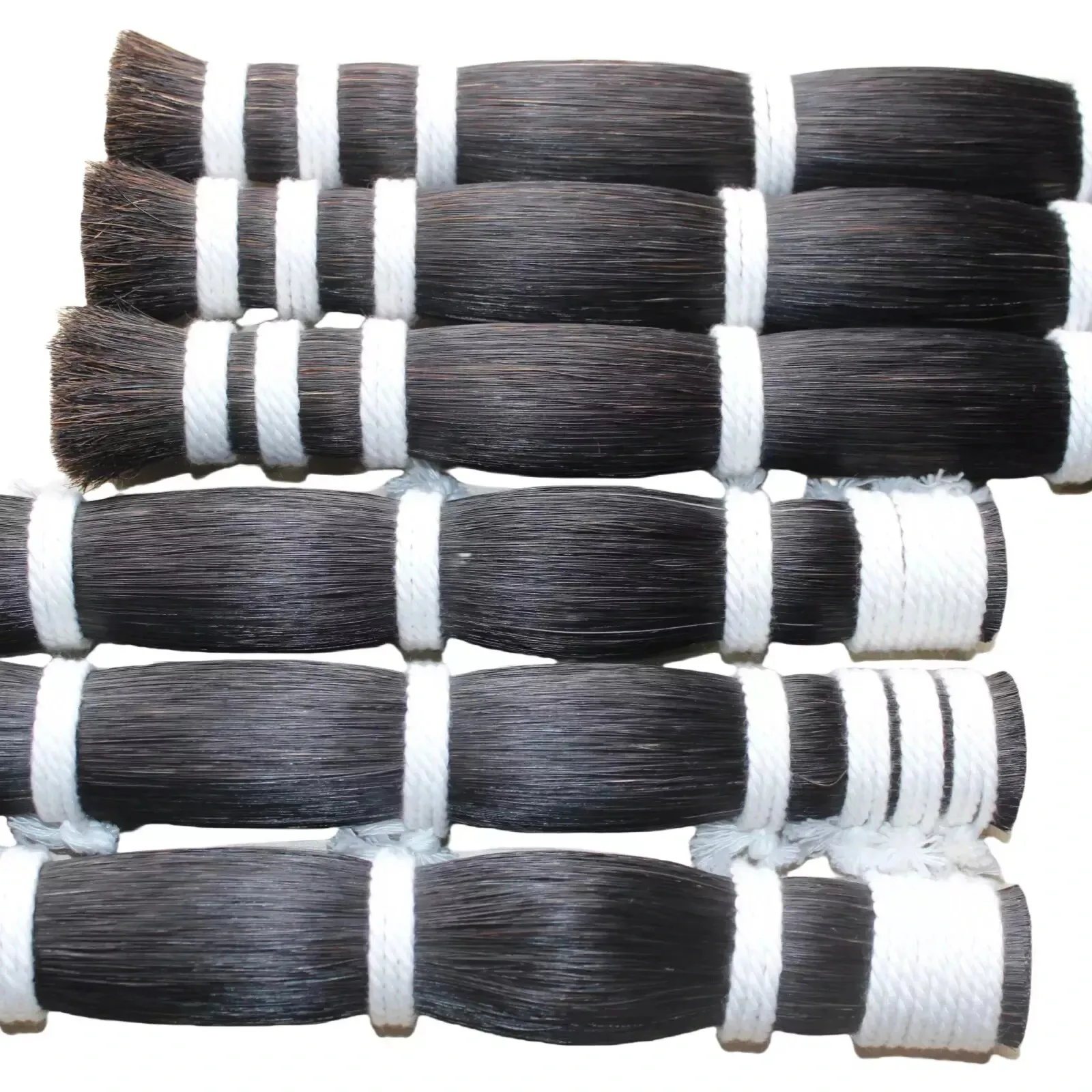 500g Real Black Horse Tail Hairs 80-84cm Horsetail Horsehair Bowed Instrument Bow Hairs Ponytail Mask Hair