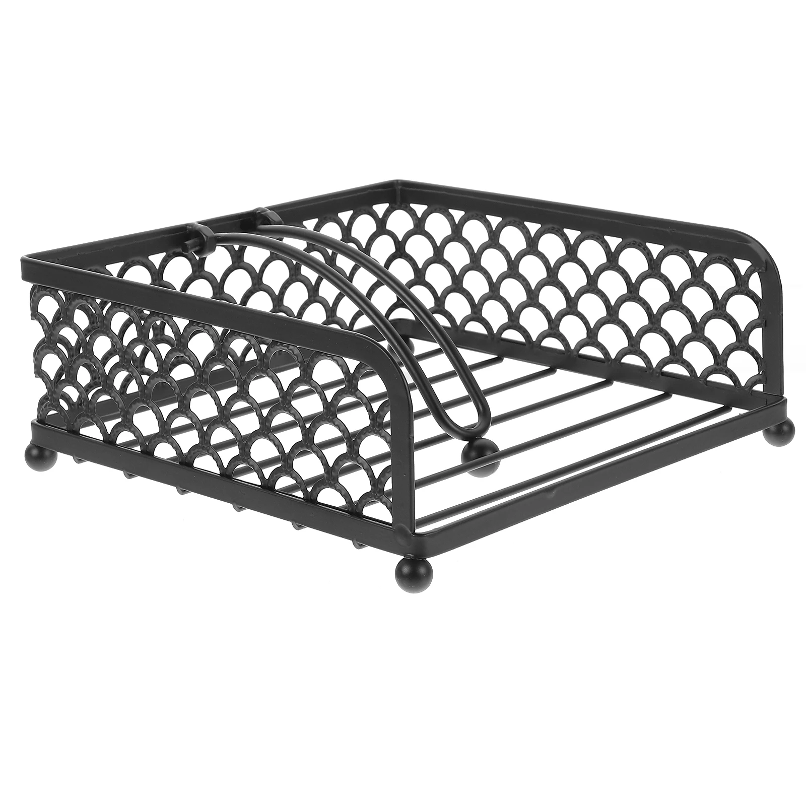 

Black Iron Holder Rack for Table Decorations Home Kitchen Rustic Paper Towel Stand Guest Napkin Holder Storage