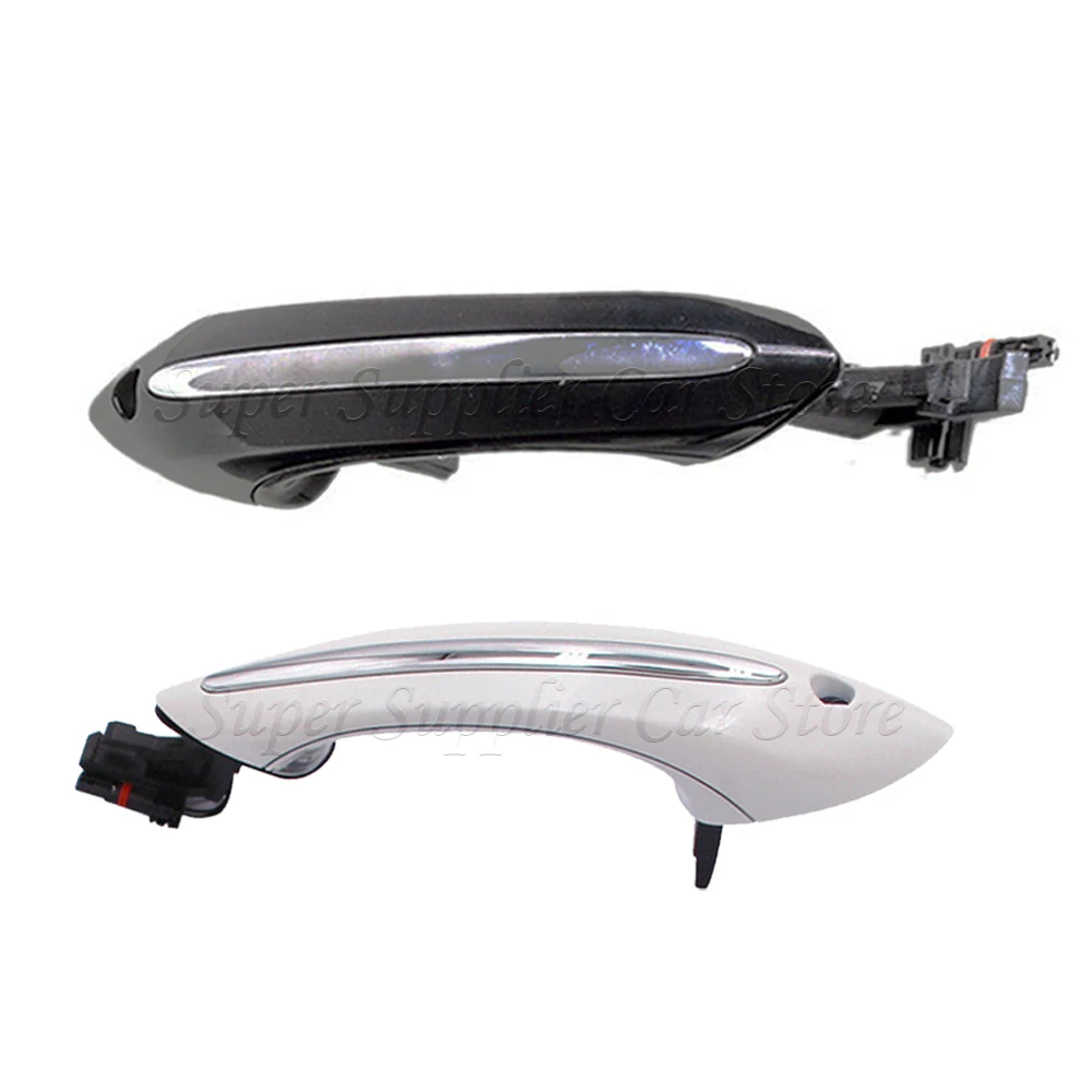 For BMW F01 F03 F04 F07 F10 F06 F11 Front / Rear Left / Right Pearl white Door Handle Keyless Go 51217231932 51217231933