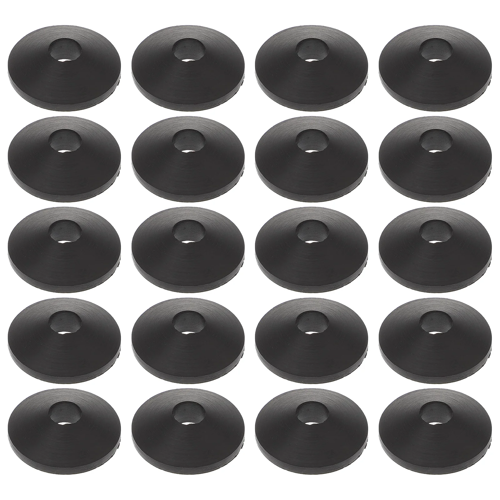 

20 Pcs Sealing Ring Toilet Tank Bolts Washers Screws Seals Rubber Leak-proof Conical Replacement Seats