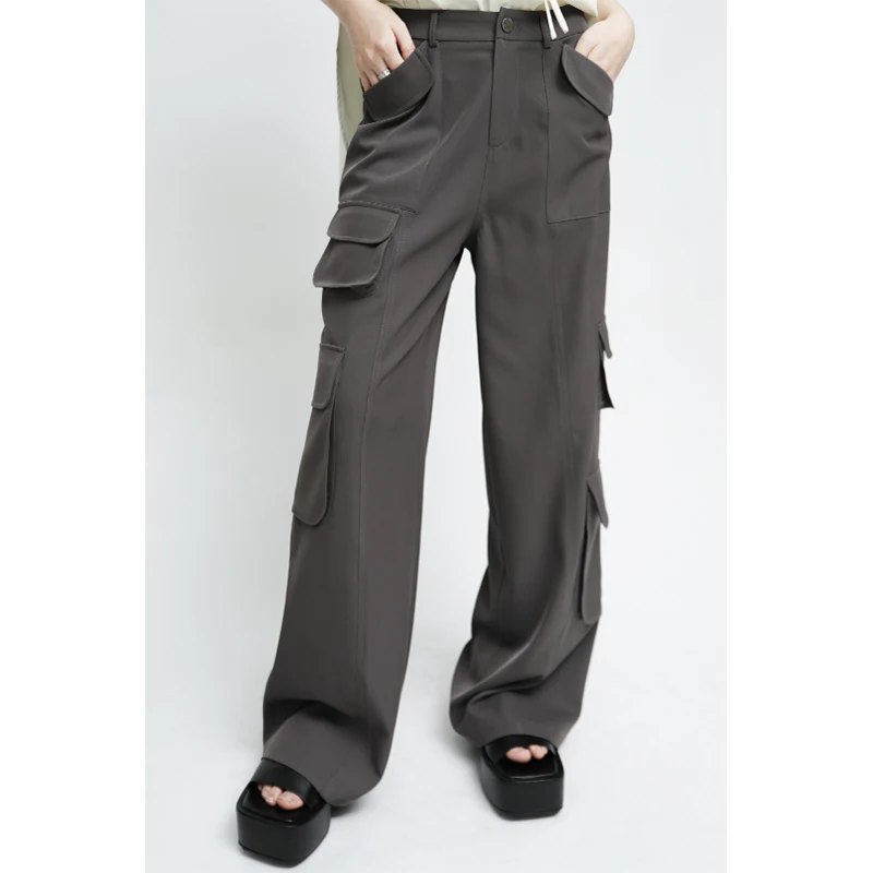 

Брюки женские Apozi Original Cerc Series, свободные, прямые, повседневные, для работы, летние, новые, длинные