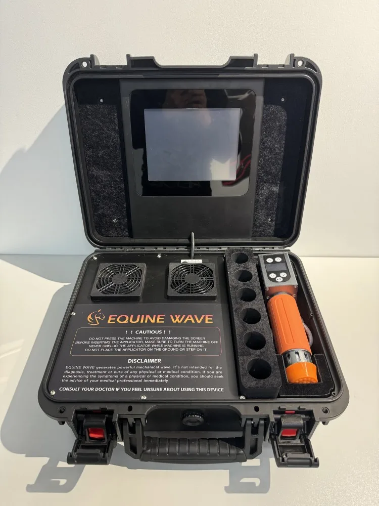Urządzenia do fizjoterapii Końska maszyna do fal uderzeniowych Narzędzie do masażu powięzi Sprzęt do fizykoterapii do łagodzenia bólu