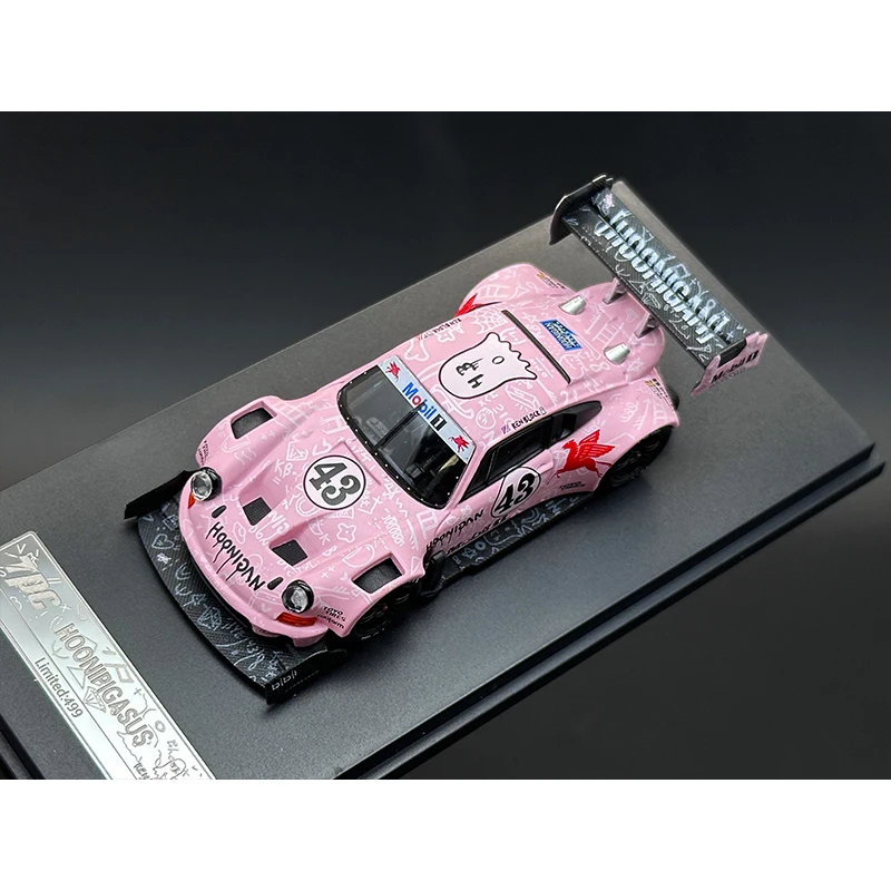 TPC In Stock 1:64 Hoonipigasus Matte Pink Pig SVRSR Diecast Diorama Car Model Collection Miniature Toys