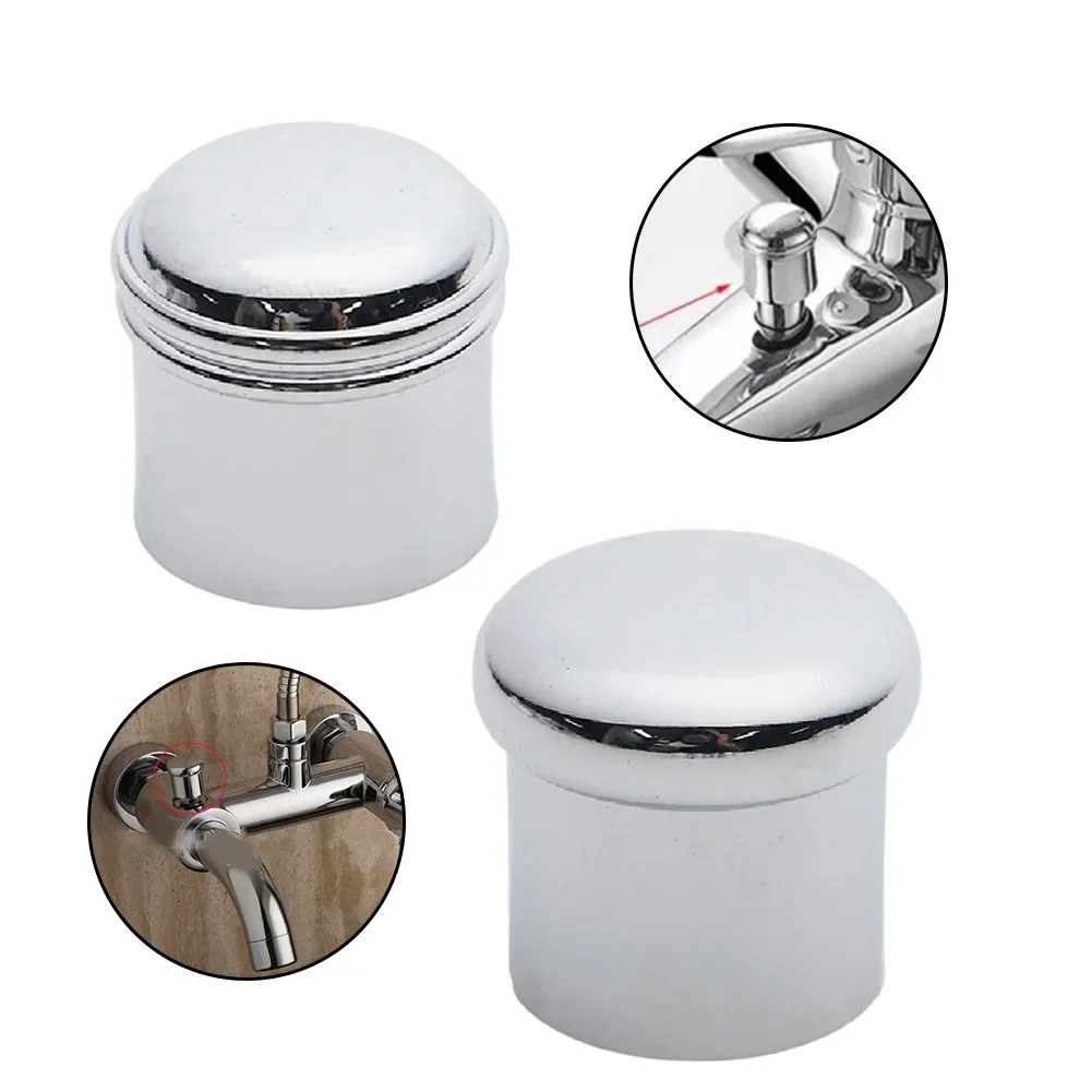 1PC Bathtub Shower Faucet Handle Parts Mixing Valve Pull Brass Pull Cap Water Divider Pull Cap Handle Shower Faucet Pull Cap