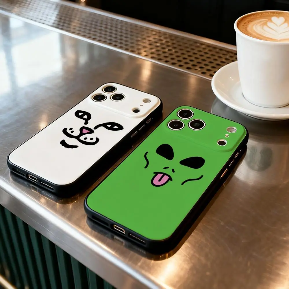 

R-Ripndips Phone Case For iPhone 17 Air 16 16e Plus Pro MAX15 14 13 12 11 xr 7 8 6 se XSmax Soft black case