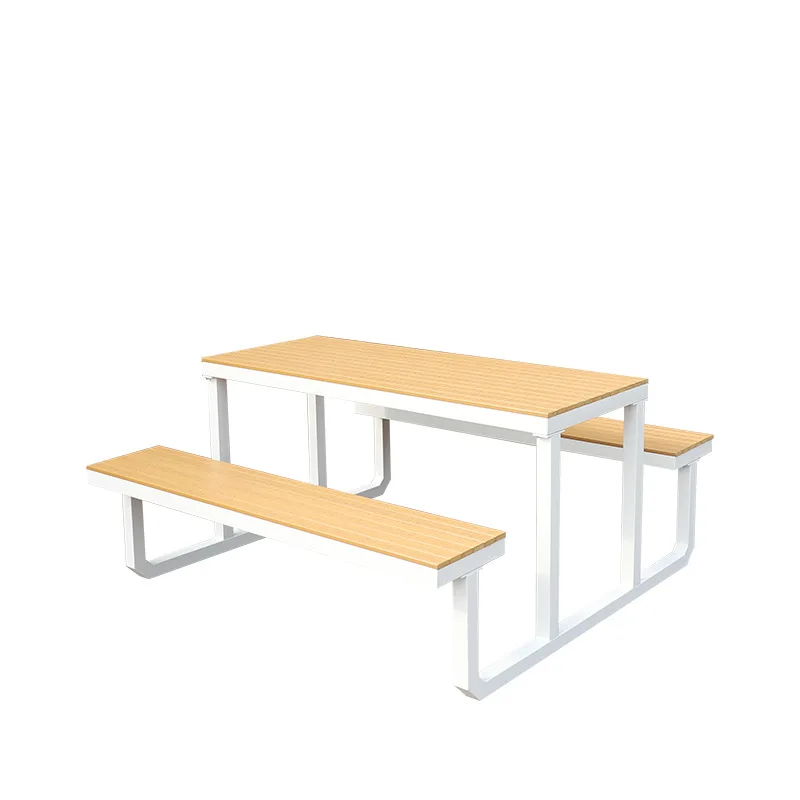

Outdoor, one piece, tables and chairs, anti corrosion, plastic wood, courtyard, waterproof, open air, balcony