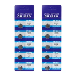 CR1220 Batteries Button Cell Battery Essential Power Source for Car Key Fob