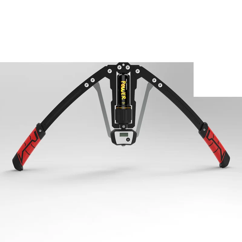Adjustable Hydraulic Power Twister Bar with Digital Counter Home Gym Chest Arm Strength Training Equipment