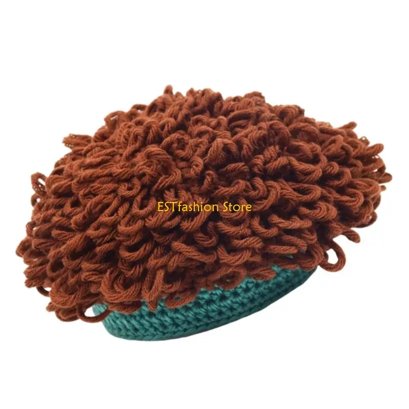 Y5GC Funny Faux Winter Hat For Children Machine Washable Stretchy Fit Essential