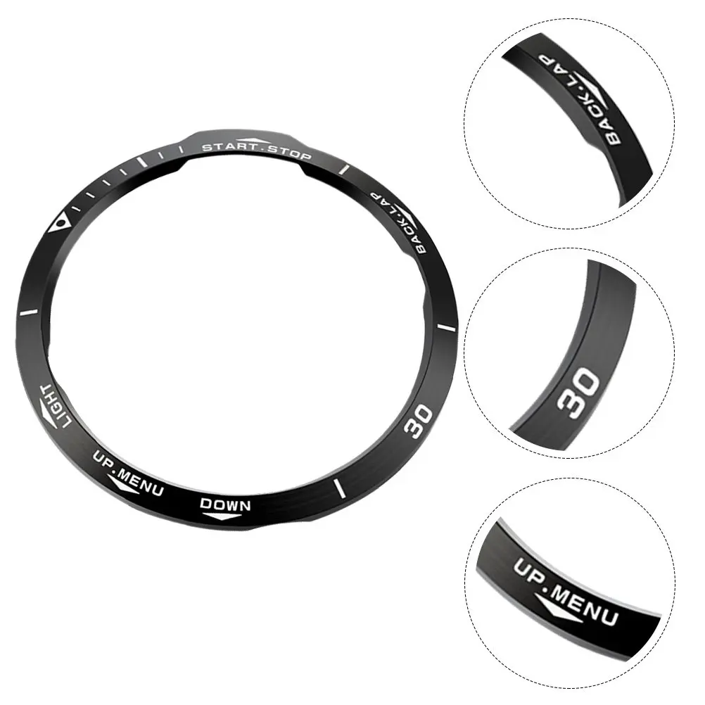 

1Pcs Premium Stainless Steel Watch Bezel Ring Compatible with Garmin 6X Effective Dust Scratch Lightweight