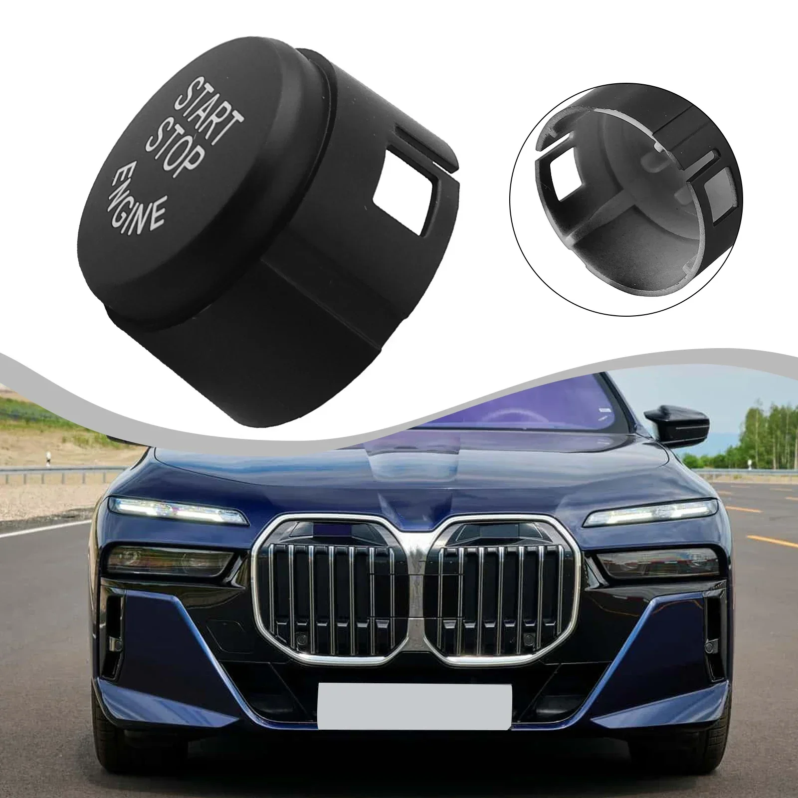 Enhance Your Driving Experience with This Engine Start Stop Push Button Switch Cover Trim For BMW F20 F30 F10 F01 F48 F16