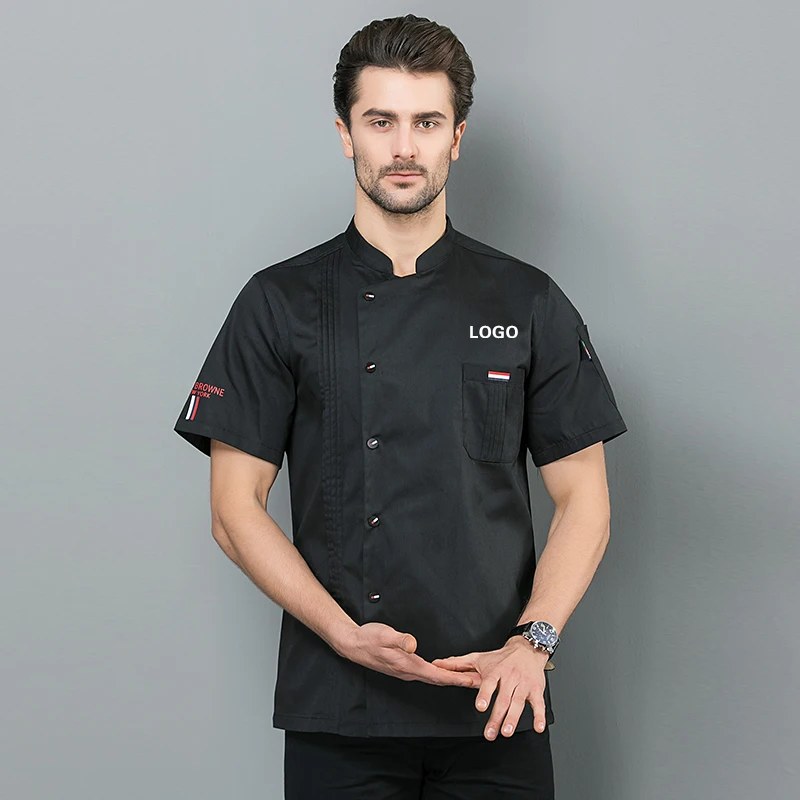 

Chef Uniform For Men Women Jacket Cooking Clothes Kitchen Western Restaurante Hotel Pastry Chef Barbecue Restaurant Custom Logo