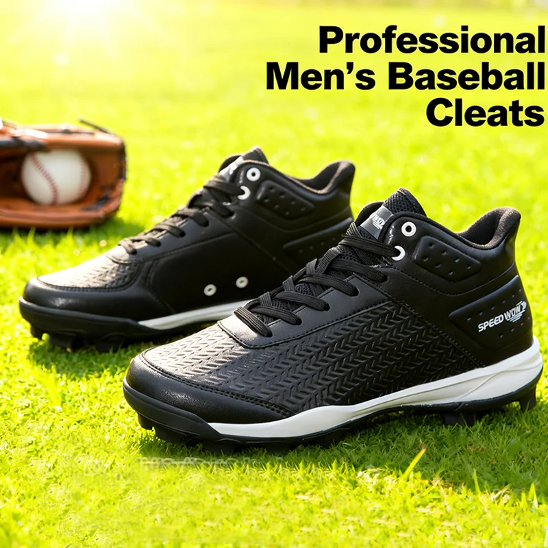 2026 Hot Sale Men Baseball Shoe Breathable Outdoor Court Shoes Men Anti-Slip Sports Shoes Mans Wearable Baseball Shoe for Man