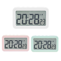 LCD Display Digital Alarm Clock 12/24H Student Specific Desktop Timer With Snooze For Bedroom Children's Room Electronic Clock