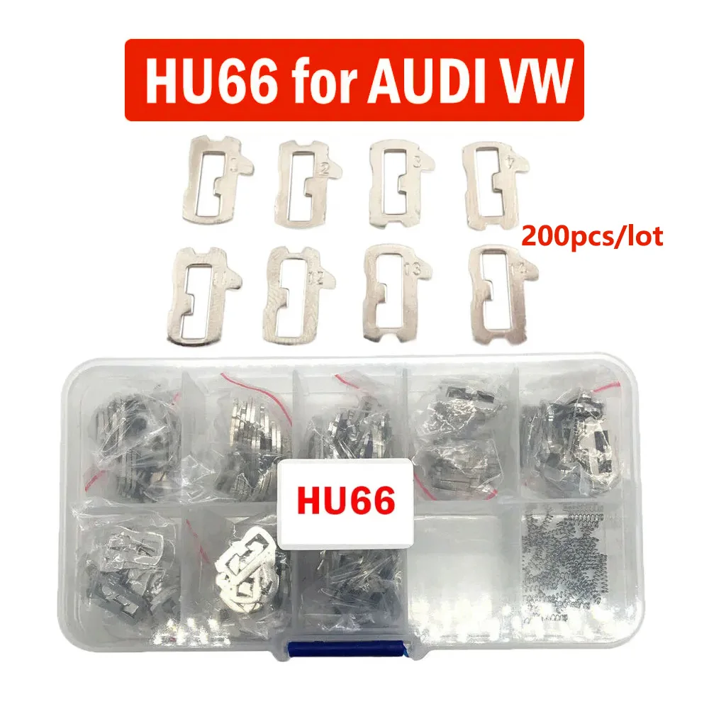 HU66 Car Key Lock Reed Plate for AUDI VW Volkswagen Lock Plate NO 1.2.3.4,11.12.13.14 Each 25PCS for VW Lock Repair Accessories