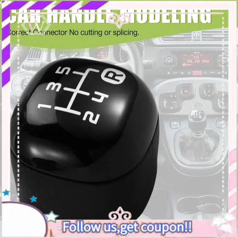 Facile da usare Auto Cambio Manuale 5 Velocità Pomello Del Cambio Leva Cambio Per Fiat Panda X58L 2012 Accessori Auto