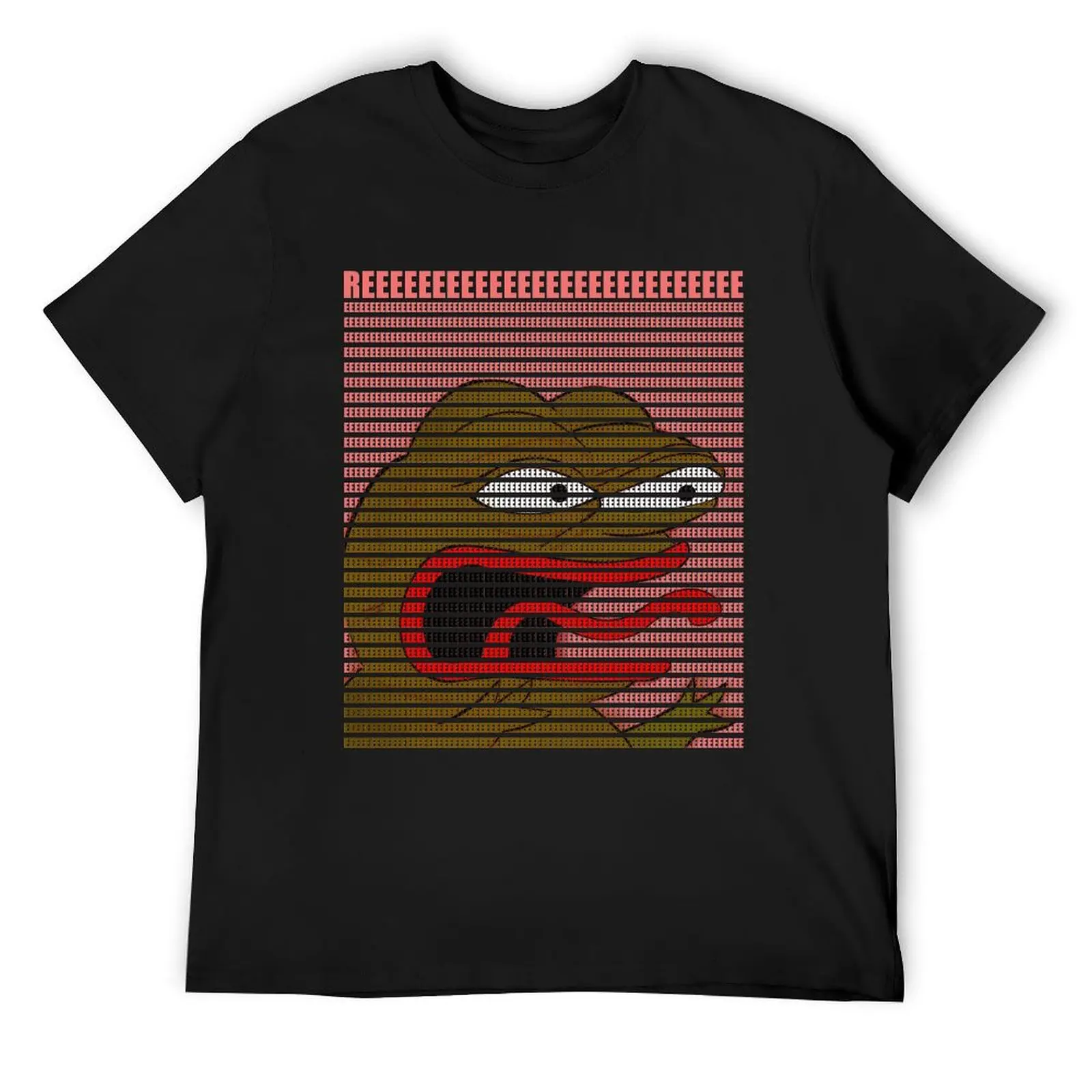 

REEEEEEEEEEEEEEEEEEEEE - pepe hate normies T-Shirt Man t-shirt cotton graphic tees oversize t-shirts man t shirts men