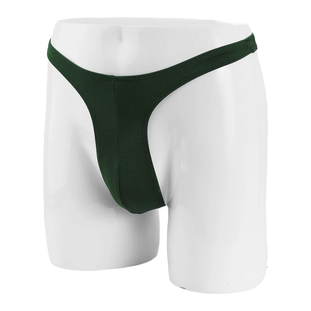 

Бесшовные модные мужские трусы-бикини с низкой посадкой, стринги-танга, удобные, из тонкой ткани, единый размер