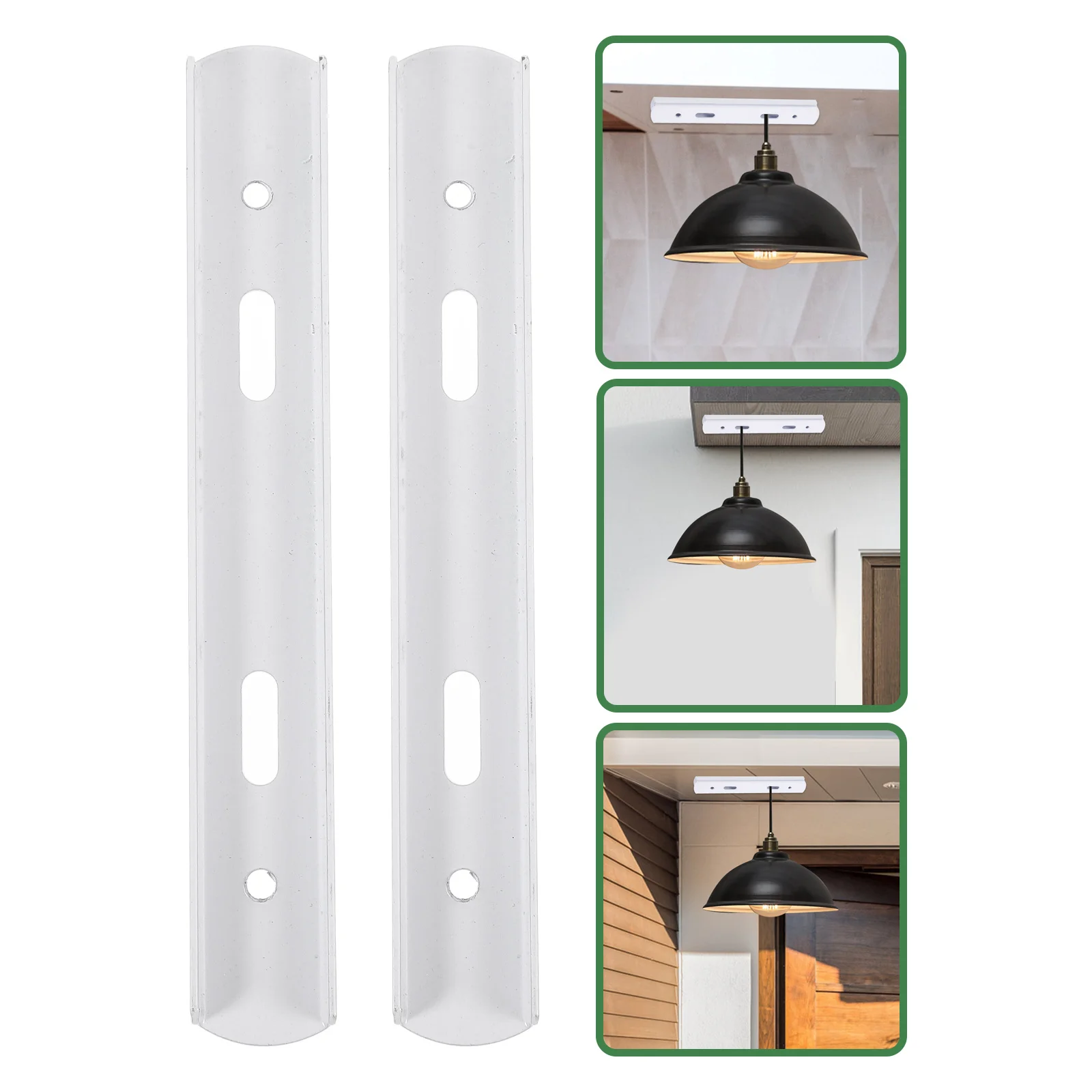 

2Pcs Jute Lamp Shade Hanging Board Mounting Bracket for Ceiling Wall Lamps Fixture Parts DIY Lighting Accessories