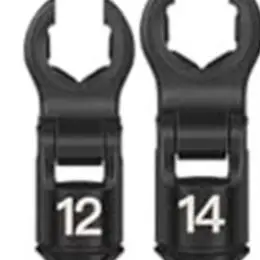 6pcs 12-19mm Long Head Crows Foot Line Oil Pipe Wrench Set For 3/8incn Drive Flare Nut Wrench Socket Hand Tools Accessories