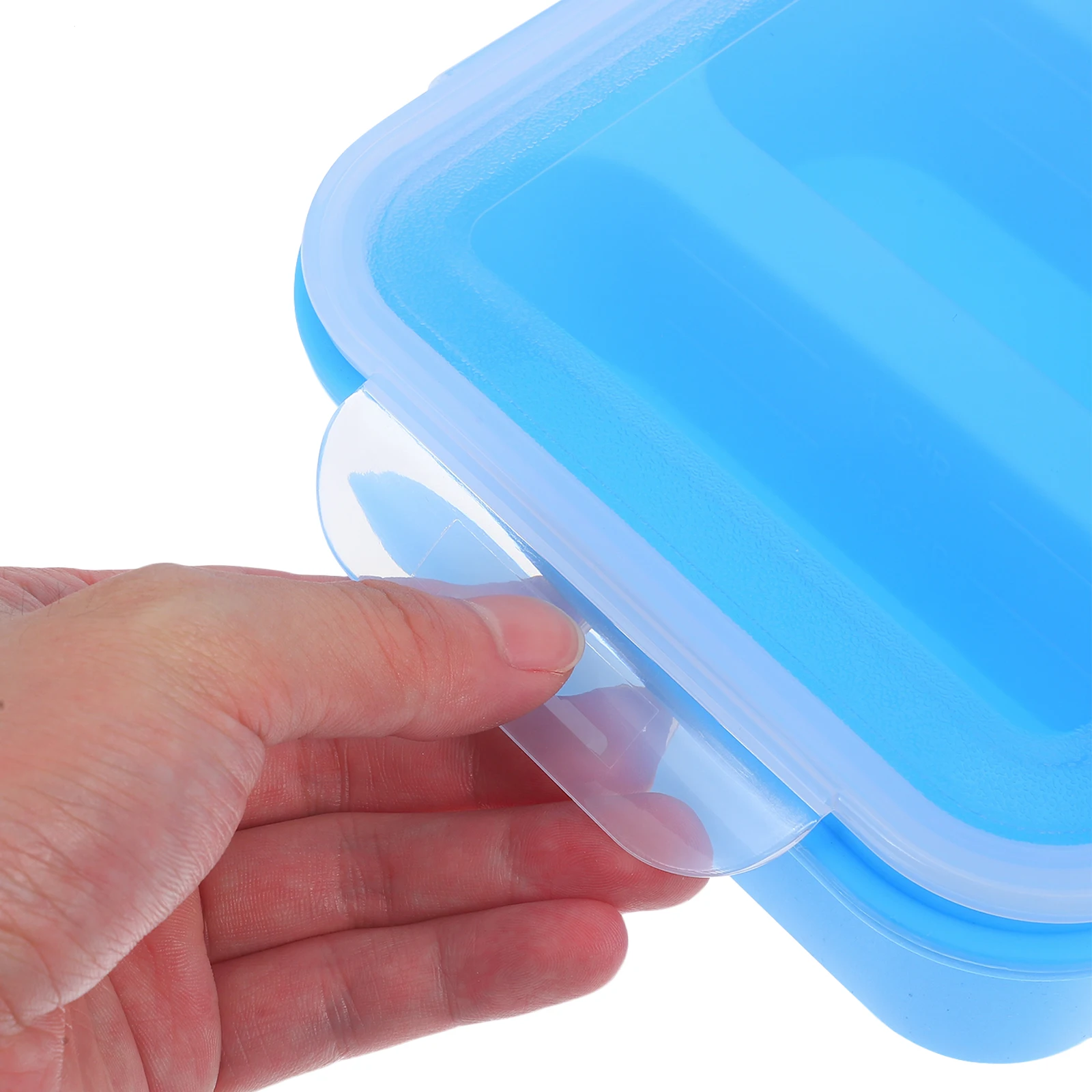 

Reusable Tray Mold Leak-Free With Lid Making Tool Whiskey Cocktail Diy Cubes Freezer Storage Silicone For Freezer