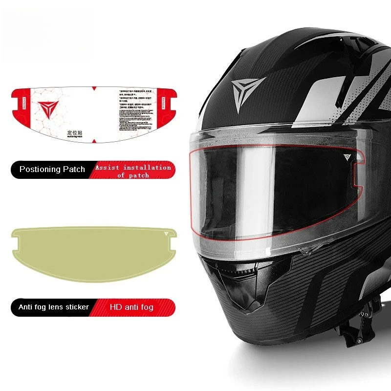 

Motorcycle Accessories Anti Fog Stickers For Motorcycle Helmet Upgraded Version Clear Visibility Transparent Lens Sticker